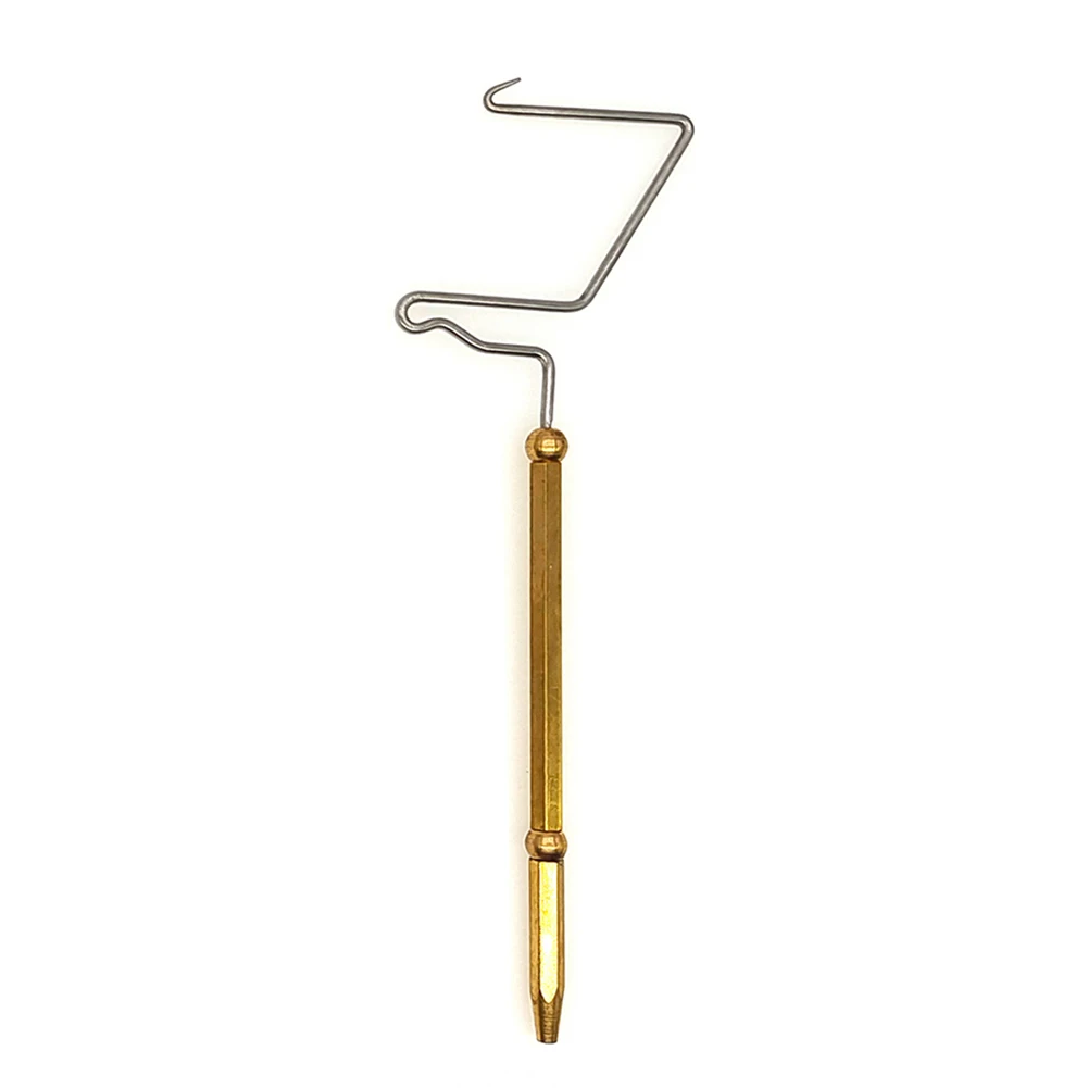 

Hook Knotter Fly Tying Tool 130/112/118/128mm Accessories Binding Tool Brass Fishing Fly Bait Hook Lightweight