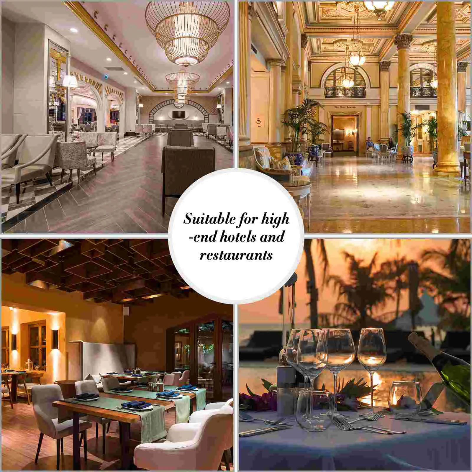 Amosfun 8 шт. кольца для салфеток с изображением лося и оленя настольное декоративное