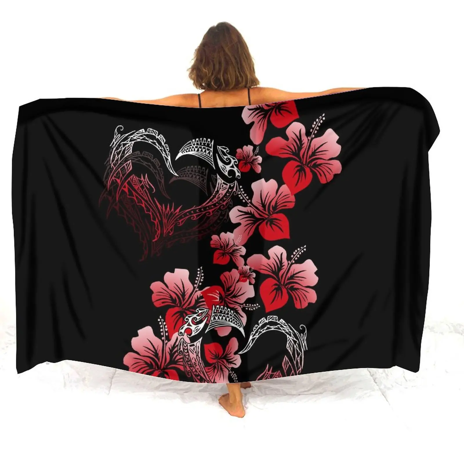 Женский стиль элегантный саронг этнический полинезийский качественная ткань с