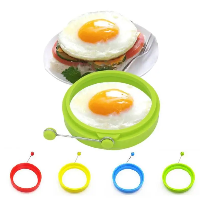 

Silicone Egg Frying Mold Pancake Ring Non-stick Fried Egg Tools Food Grade Baking Mould Omelette DIY Gadget Kitchen Accessories
