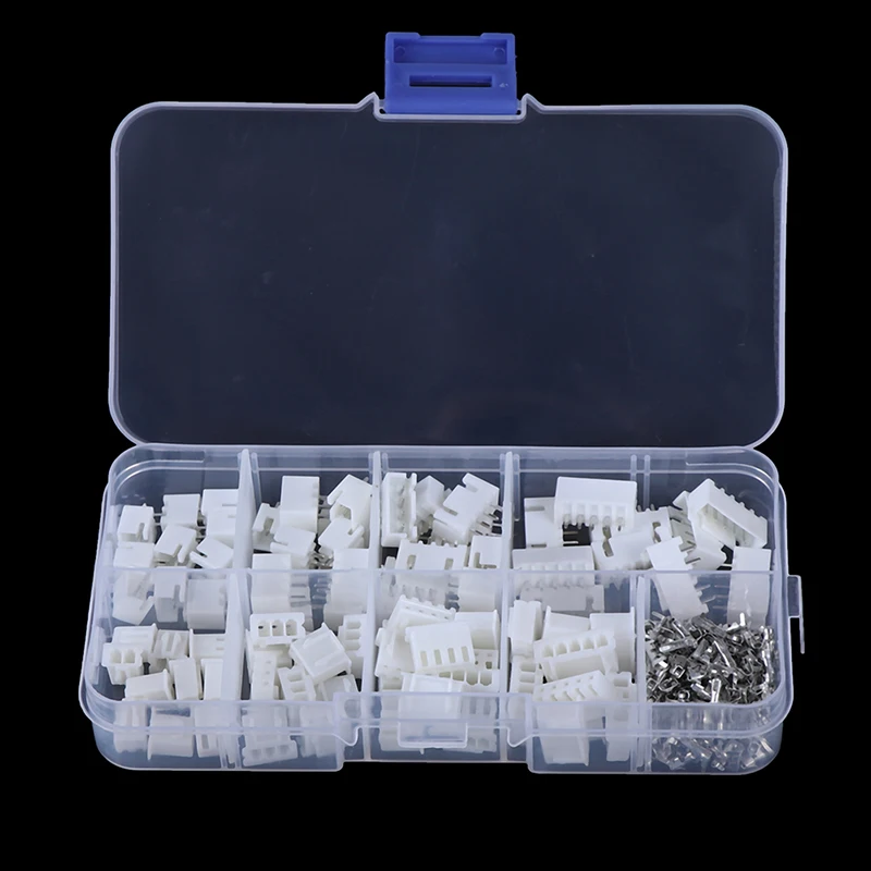 

230pcs 2.54mm Pitch Terminal Kit / Housing / Pin Header Connector Adaptor XH Kits TJC3 XH2.54 2p 3p 4p 5 pin Wire Connectors