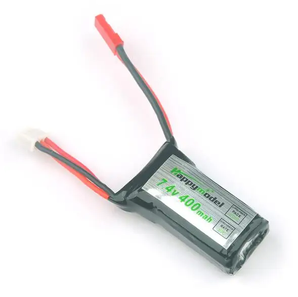 Аккумулятор HP LiPo 400 мАч-2S 30C для бесщеточного FPV-дрона 60-130 мм Emax Tinyhawk II Happymodel Crux3 BetaFPV
