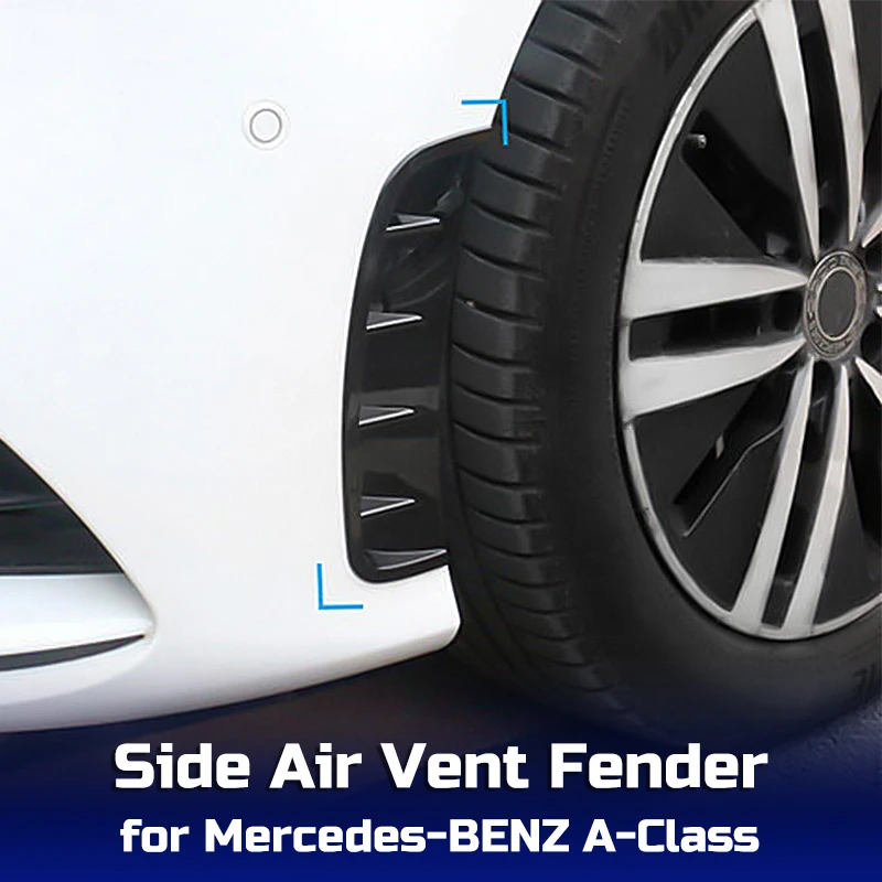 

Переднее боковое крыло автомобильного колеса, защитная крышка вентиляционного отверстия для Mercedes-Benz A-Class A200 A250 A220 A35 2019-2021, автомобильные аксессуары
