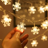 snowflake star ball led string lights fairy garlands 804020leds garden street lamp christmas tree decorations new year gifts