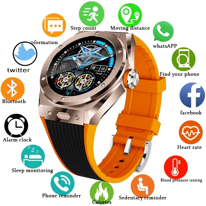 

2022 New Smart Watch Men's Bluetooth Call Luxury Smart Watch Men Heart Rate Blood Pressure Sports SmartWatch for Android IOS
