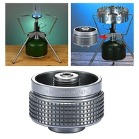 metal camping stove gas adapter valve canister output propane gas adapter conversion head for nozzle bottle bbq outdoor grill
