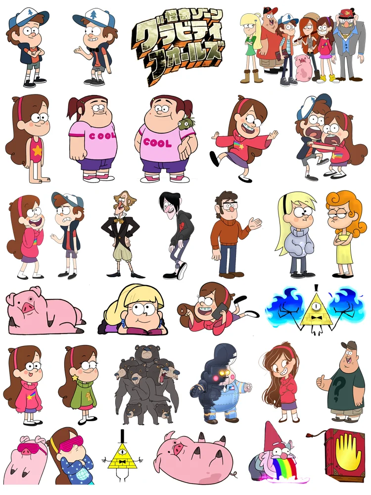 

Термонаклейки из мультфильма Disney «Гравити Фолз», нашивки «сделай сам» для утюга, детская одежда