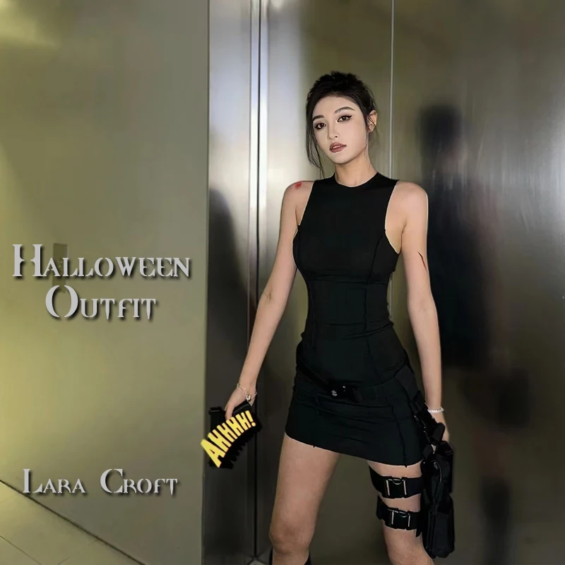Женский костюм на Хэллоуин «Лара гробница Крофт» | AliExpress