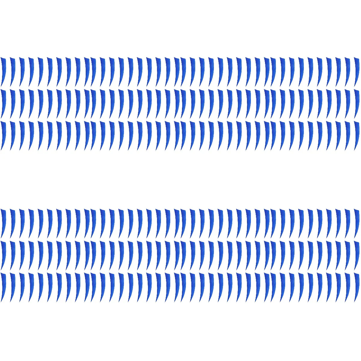 

Tailтурция Fletching дюйм стрельба из лука 4 аксессуары Fletching декоративный настоящий блочный синий сменный хвост булавы универсальные Fletches