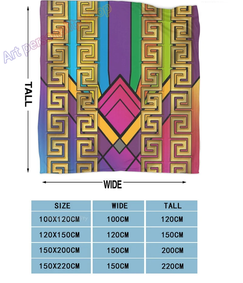 Роскошное черное золотое греческое одеяло Meander фланелевые покрывала