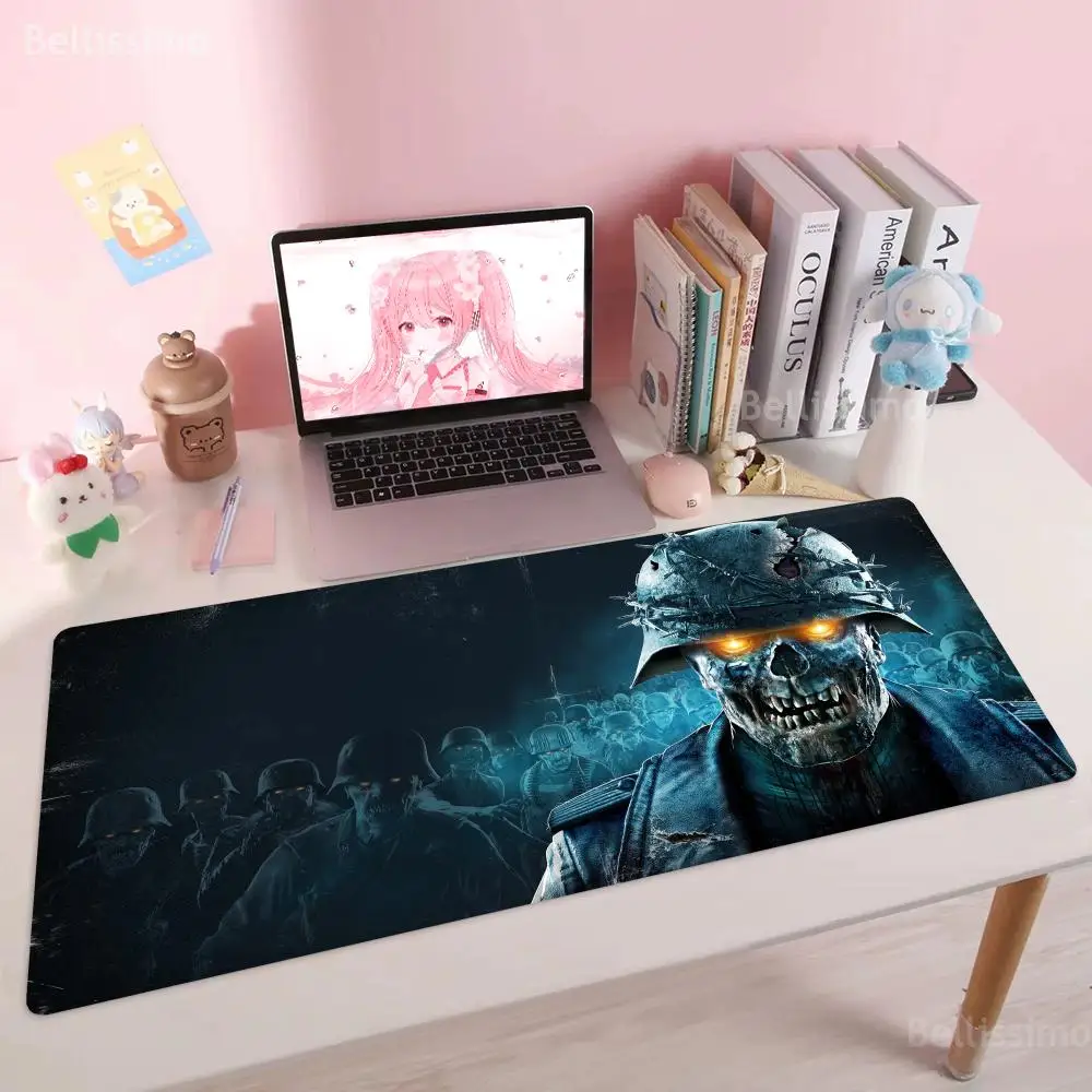C_call of D_duty Z_zombies Mouse Pad Rubber Teclado Mecánico Gamer Game Cute Desk Mat Protector Pc Accessor