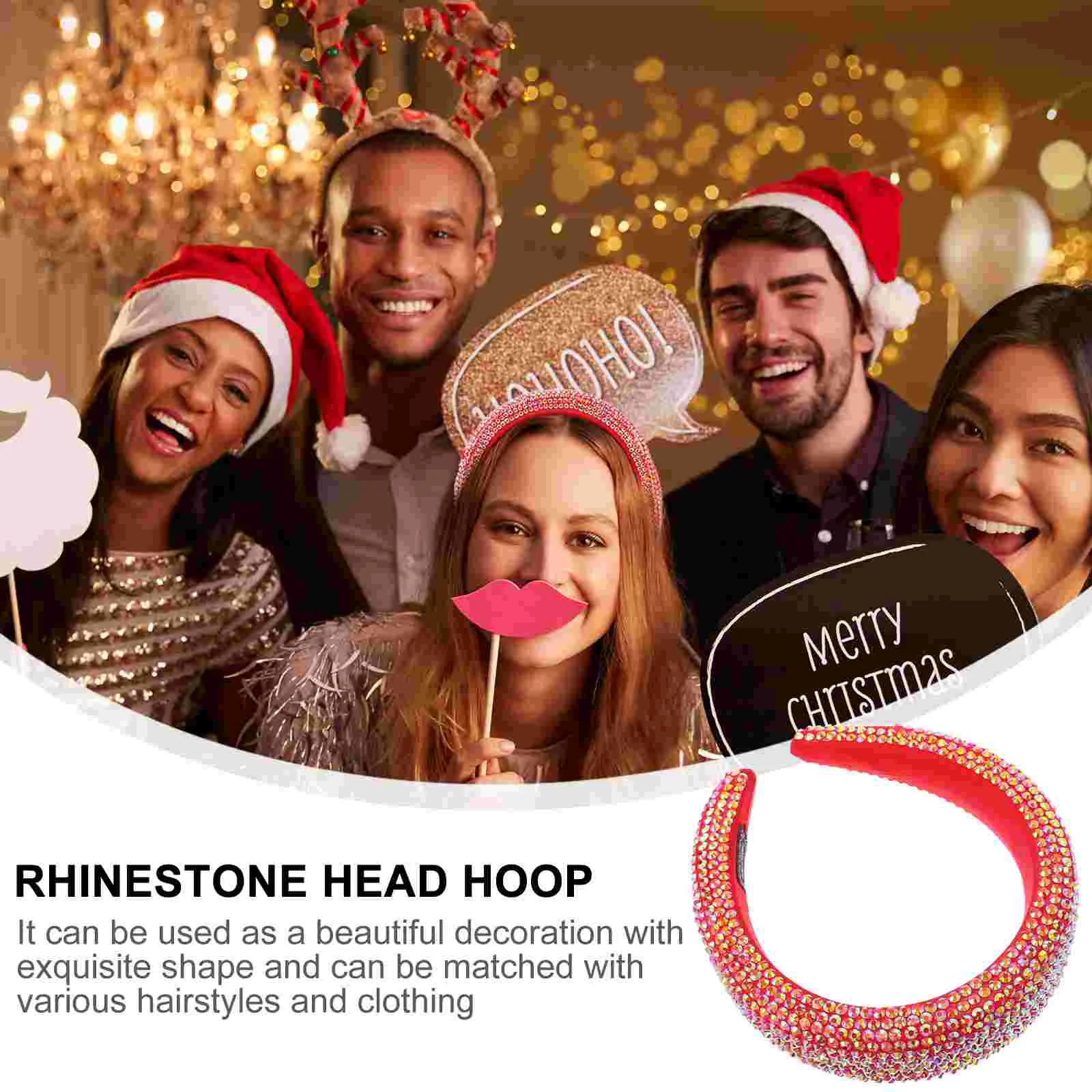 Резинки для волос с широкими полями и бриллиантами повязка на голову головные