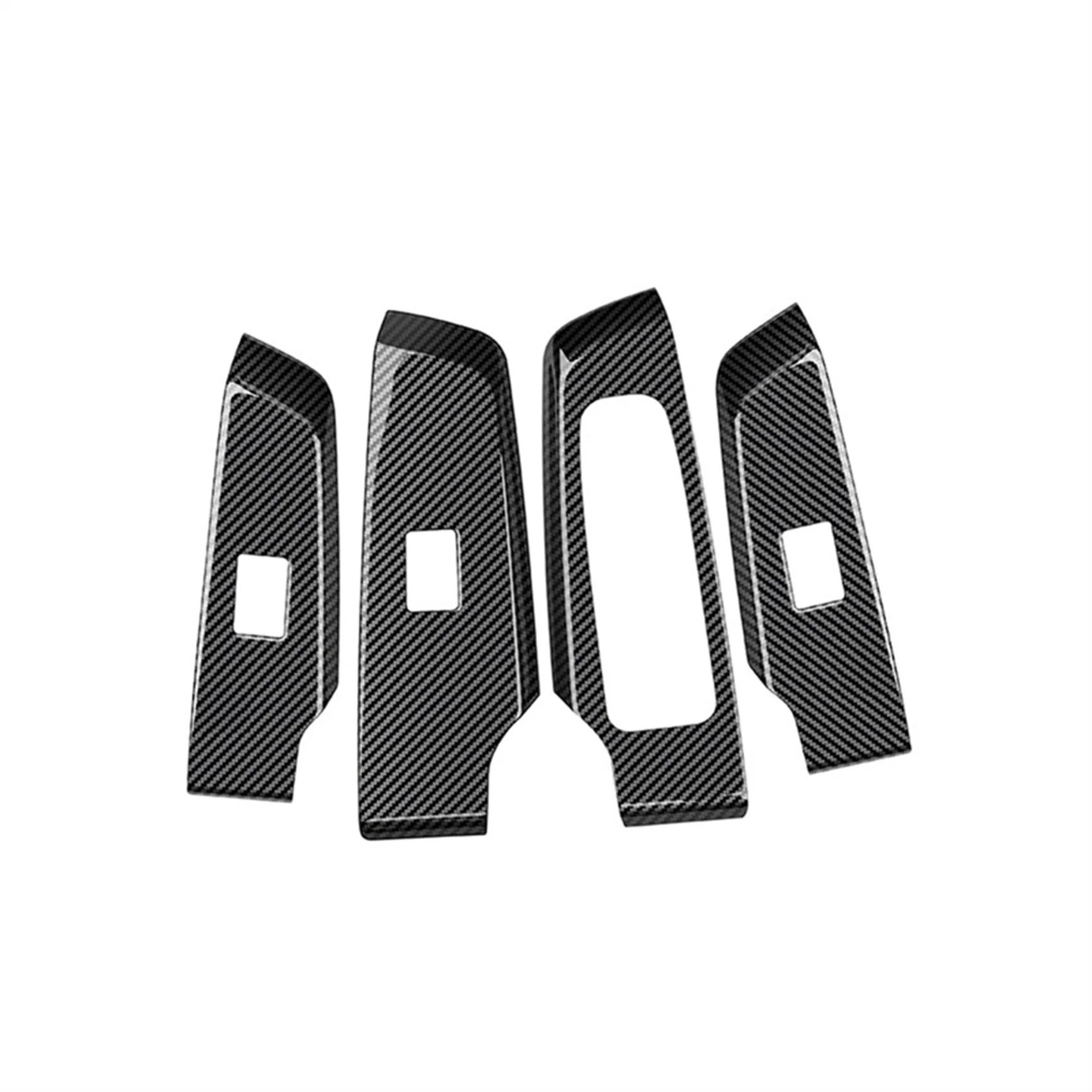 

Car Carbon Fiber Window Glass Lift Button Switch Cover Trim Door Armrest Panel for Mitsubishi Outlander 2022+ RHD