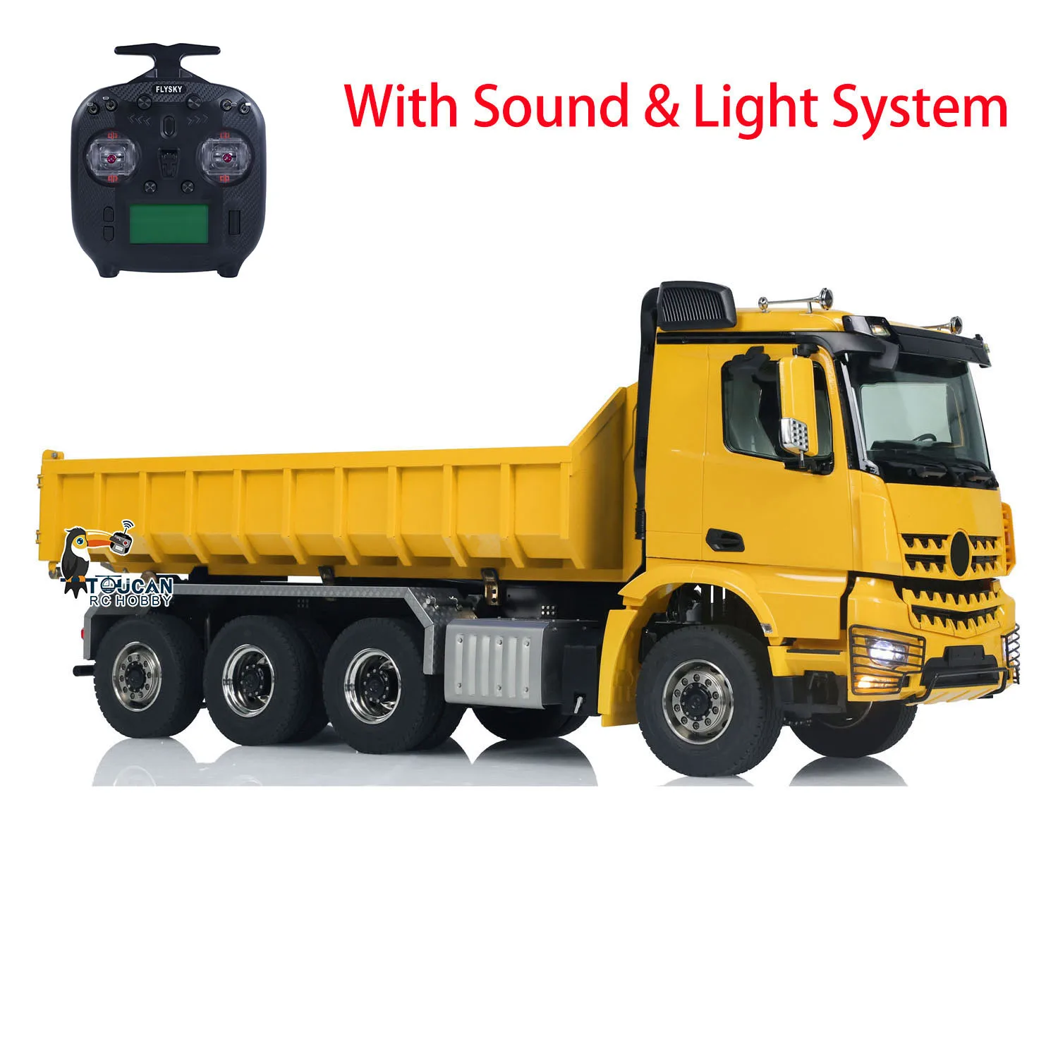 1/14 8x8 RC гидравлический полносамосвал рулонный самосвал автомобильный окрашенная