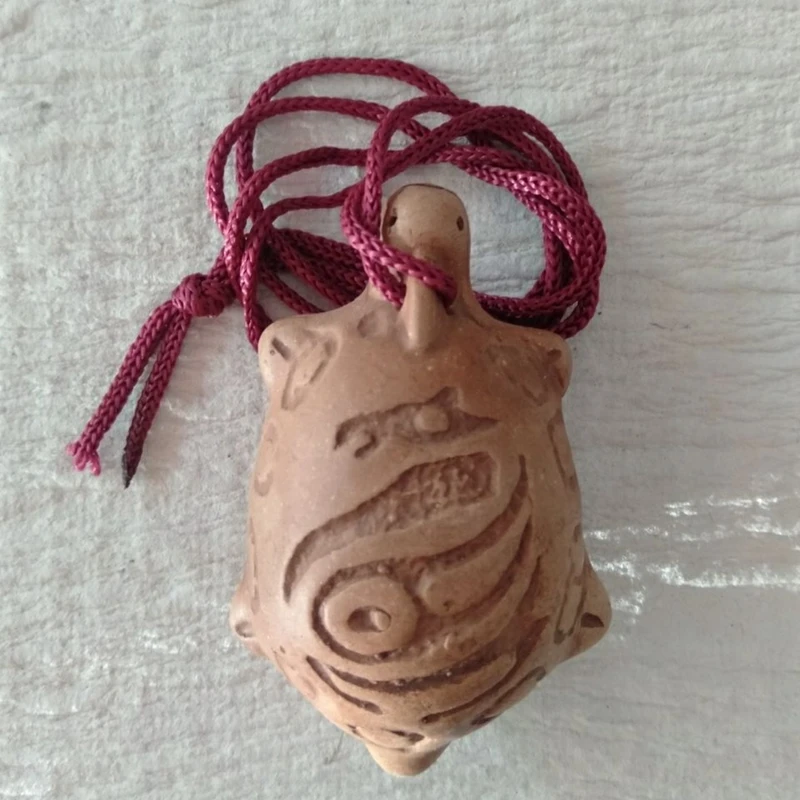 

Handmade Ocarina Ningxia Chinese Style Traditional Ethnic 5 Tones 6*3.5CM Orff Musical Instruments for Beginners Gifts Souvenir