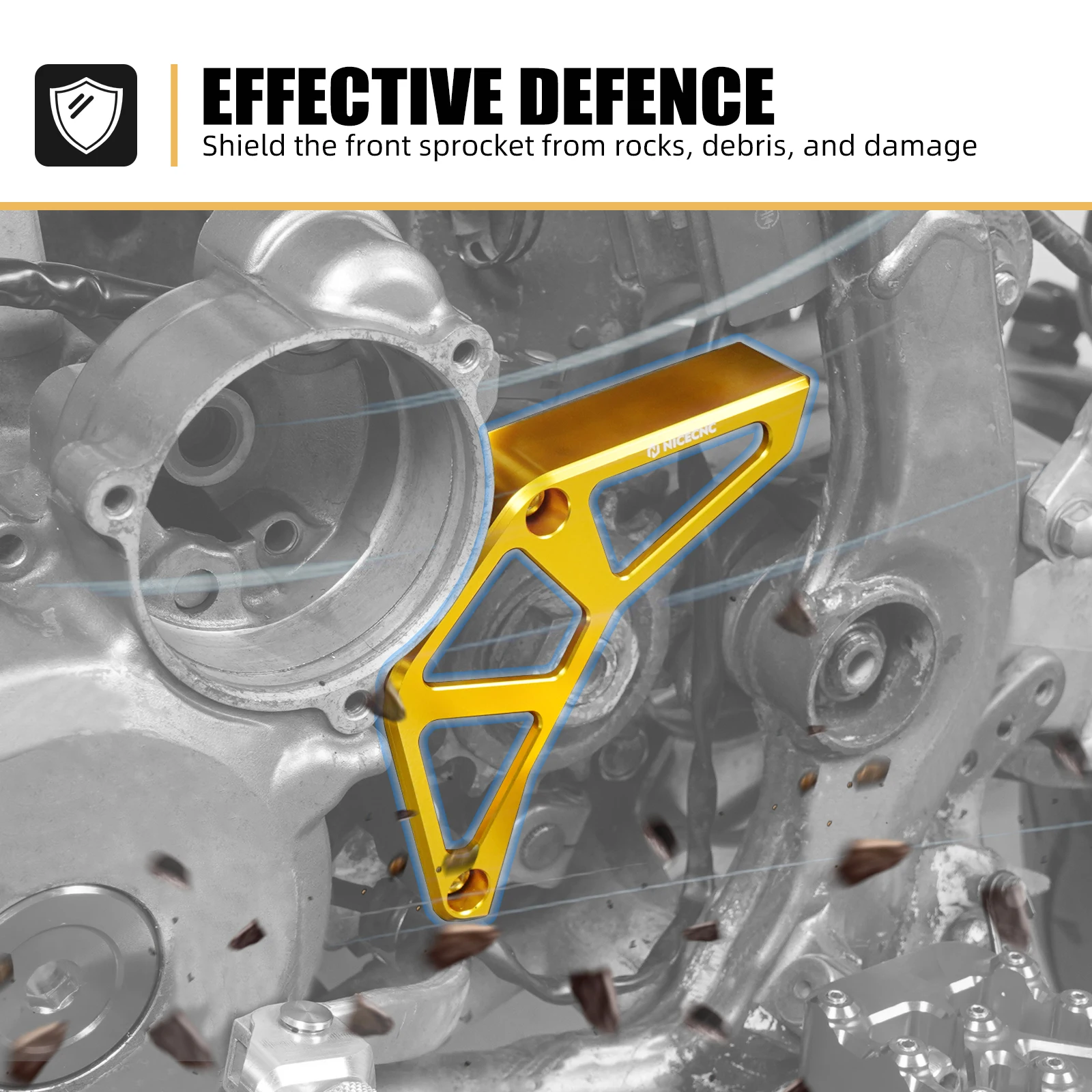 Для Мотоцикла Suzuki DRZ400S DRZ400SM 2000-2024 передняя Звездочка защитная цепь задняя крышка