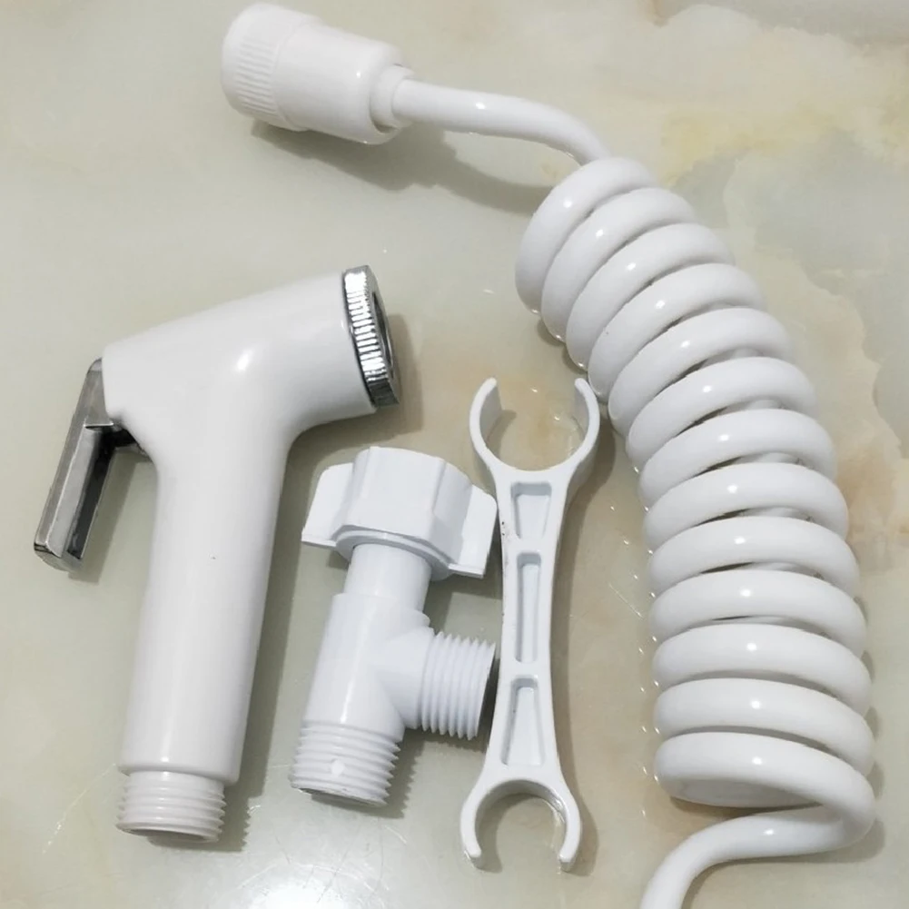 

Toilet Muslim Shattaf Handheld Shower Head Hose Valve Spray Muslim Sanitary Shattaf Kit Holder Bathroom Fixture Shattaf