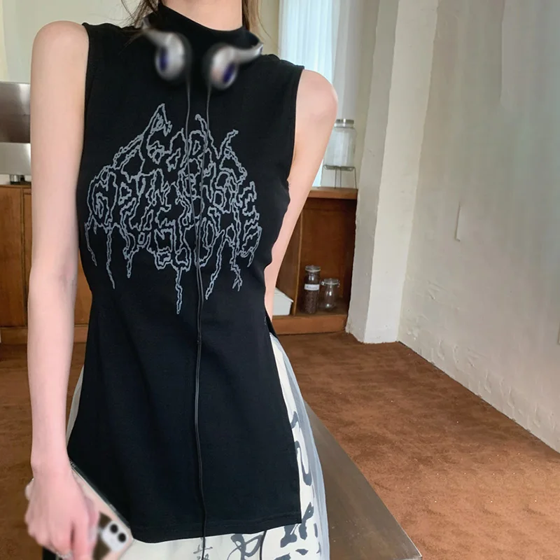 Женский жилет с круглым вырезом базовая майка без рукавов топы майки женская