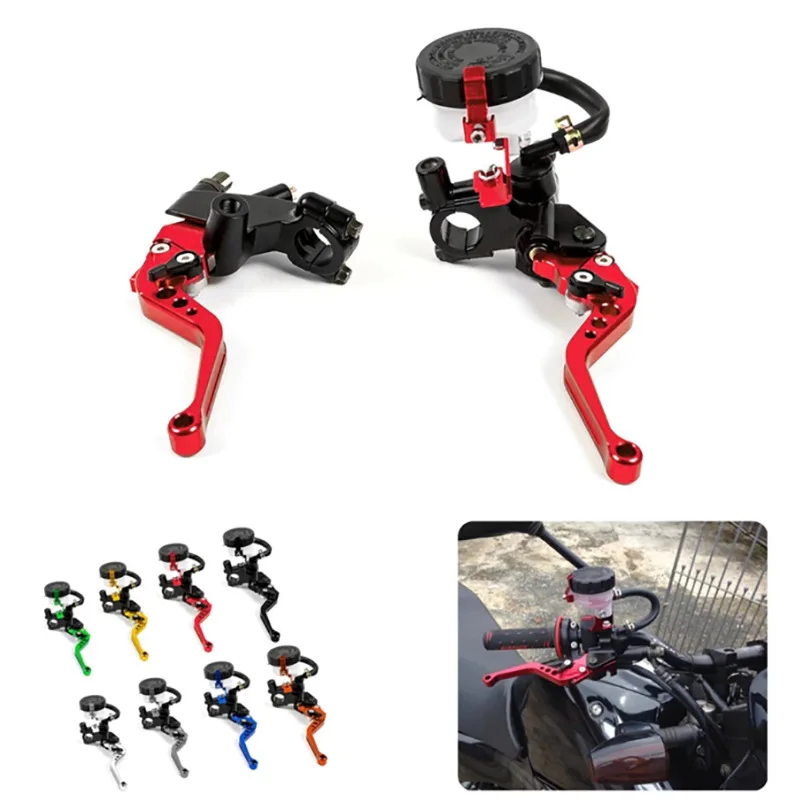 

22MM handlebar universal adjustable motorcycle hydraulic brake Rod upper pump lever Brake brake assembly pull rod