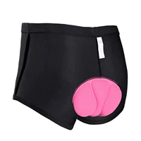 ladies cycling panties silicone seat cushion fit elastic breathable shorts bicycle panties cycling pants