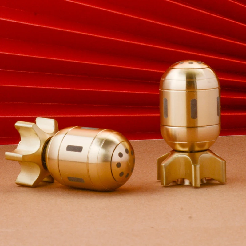 Твердая рыба пуля для снятия стресса Вращающийся палец верхняя часть офиса