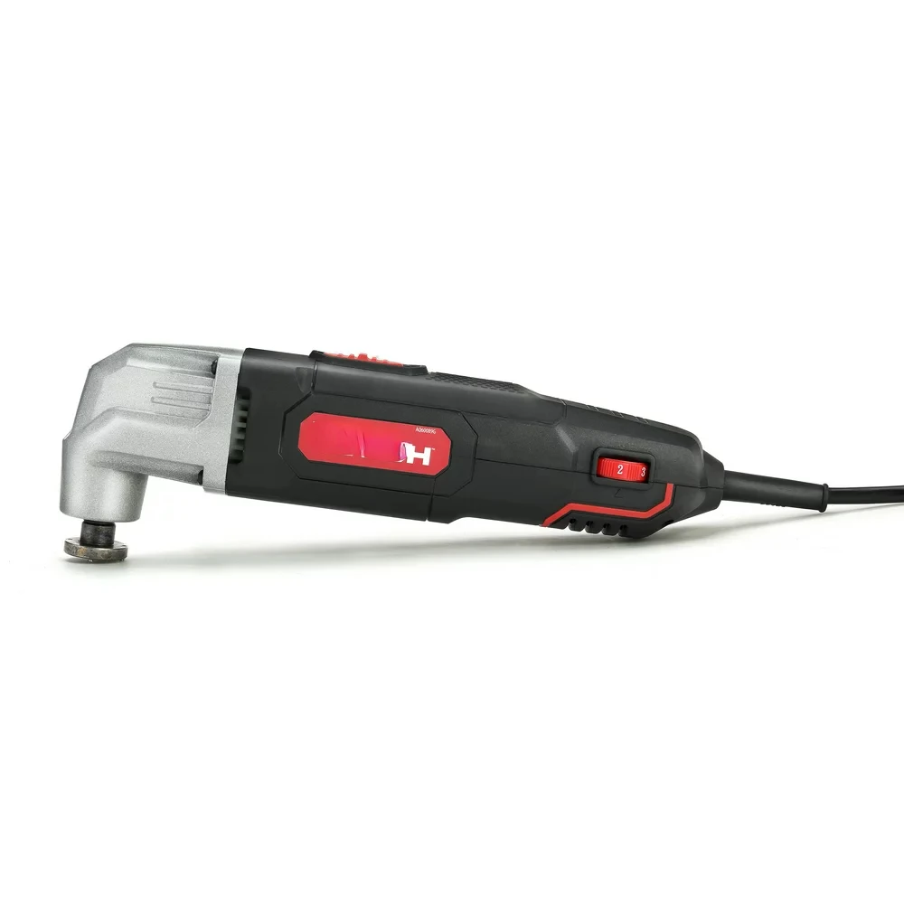 

2.1 Amp Corded Oscillating Multi-function Tool, Variable Speed, with Hex Key, Sanding Pad, 1-1/4 inch Blade, Scraper Blade & 3 S
