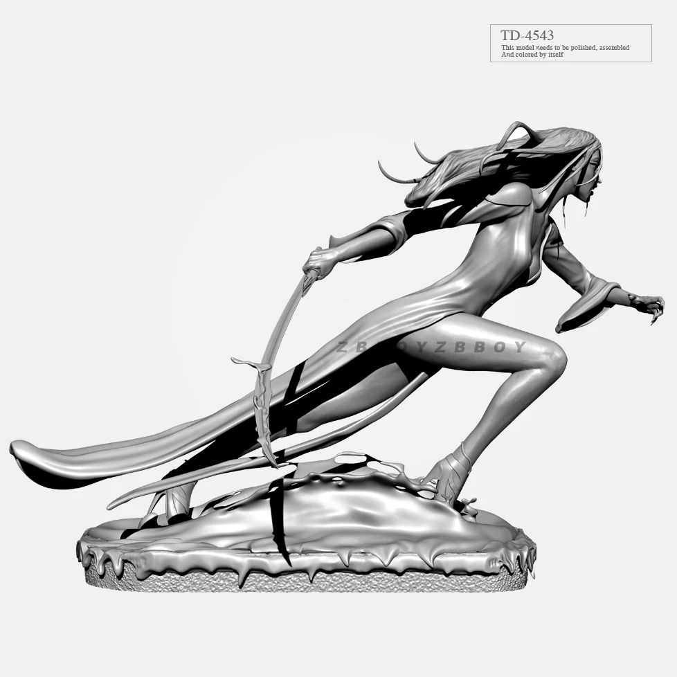 50 мм 75 наборы моделей из смолы красота бесцветные и самособранные (3D печать)