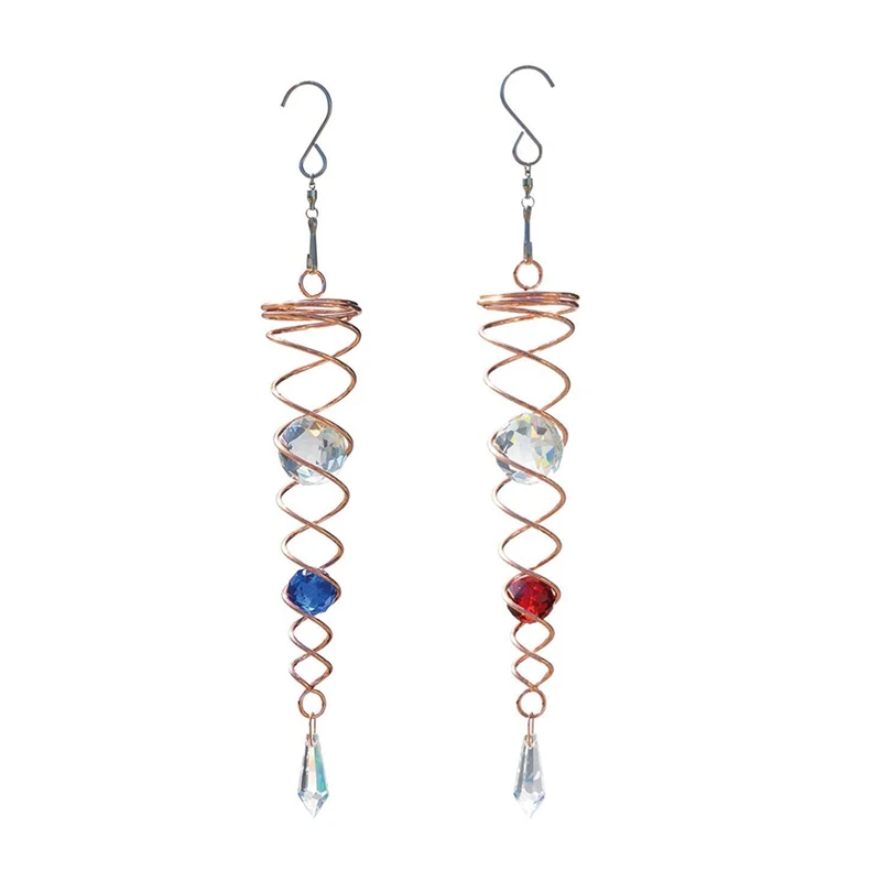 Колокольчик ветряной из хрустальной металлической проволоки 12 дюймов