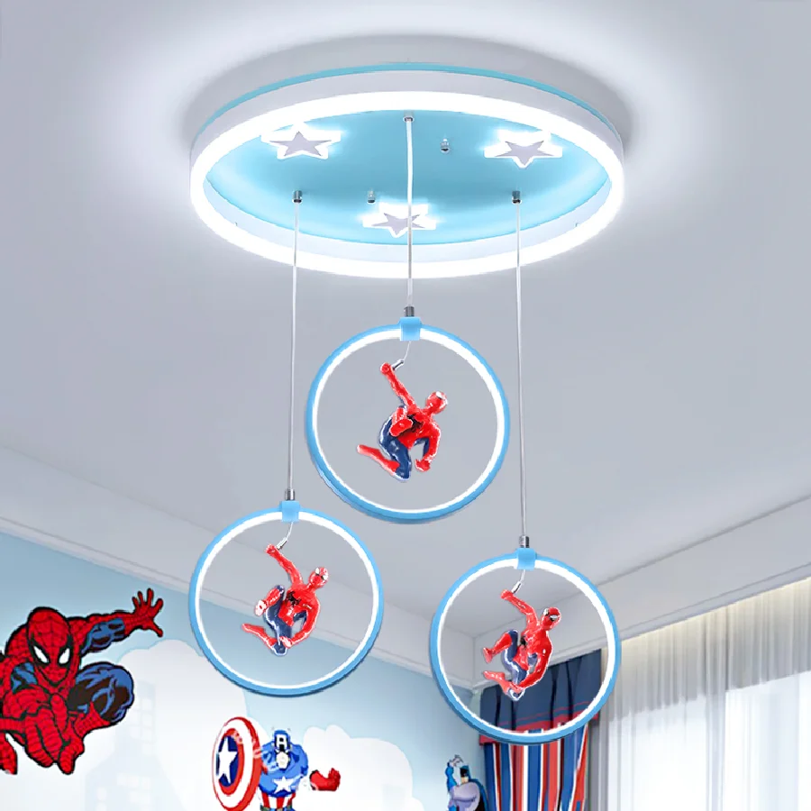 

Скандинавский декор для детской комнаты, спальни, светодиодные светильники для комнаты, люстры, потолочные столовые, люстра внутреннего ос...