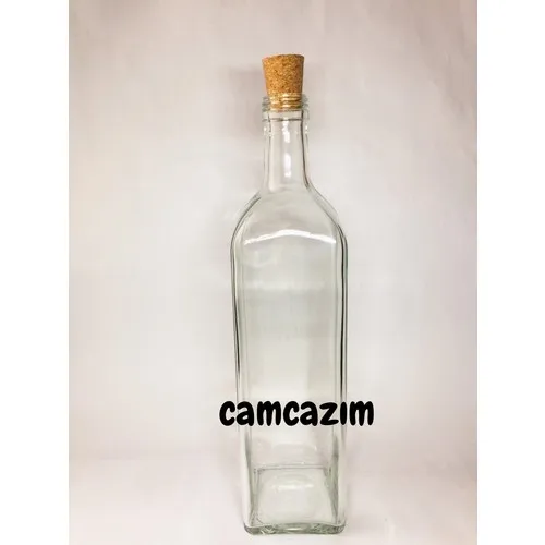 

Pasabahce 1 Liter Cork Stoppered Oil and Vinegar Bottle-3 PCs