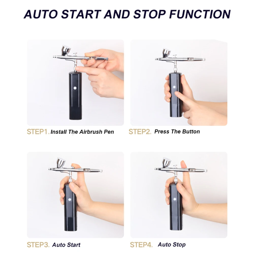 Портативный электрический компрессор для аэрографа аккумулятор высокого