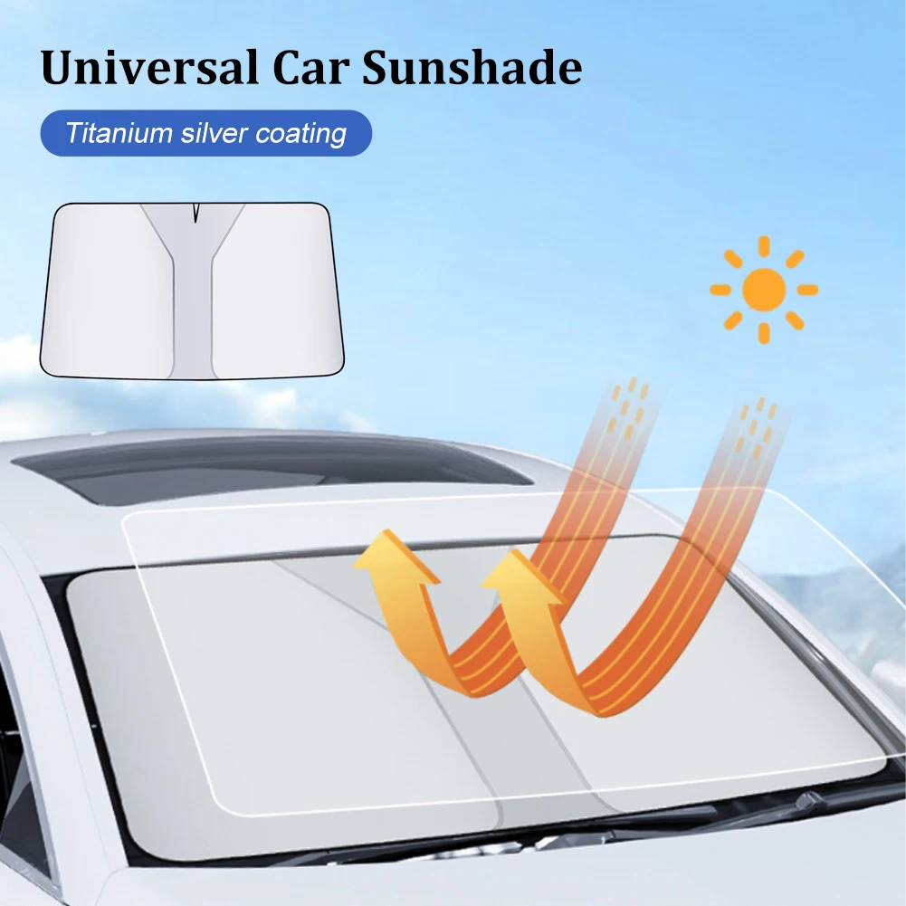 

Универсальный автомобильный солнцезащитный козырек для переднего окна солнцезащитный козырек для ветрового стекла теплоизоляция Солнцез...