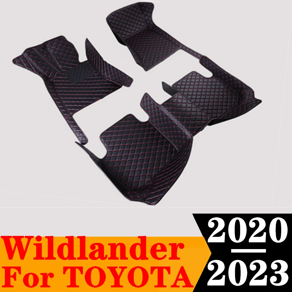 

Sinjayer Waterproof Leather Custom Fit Car Floor Mats Front & Rear FloorLiner Parts Carpet Mat For TOYOTA Wildlander 20 21 22 23