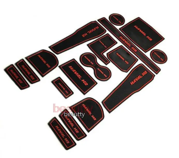 

Door slot pad water coaster anti-skid pad for greatwall haval H2 2019-2020 black logo