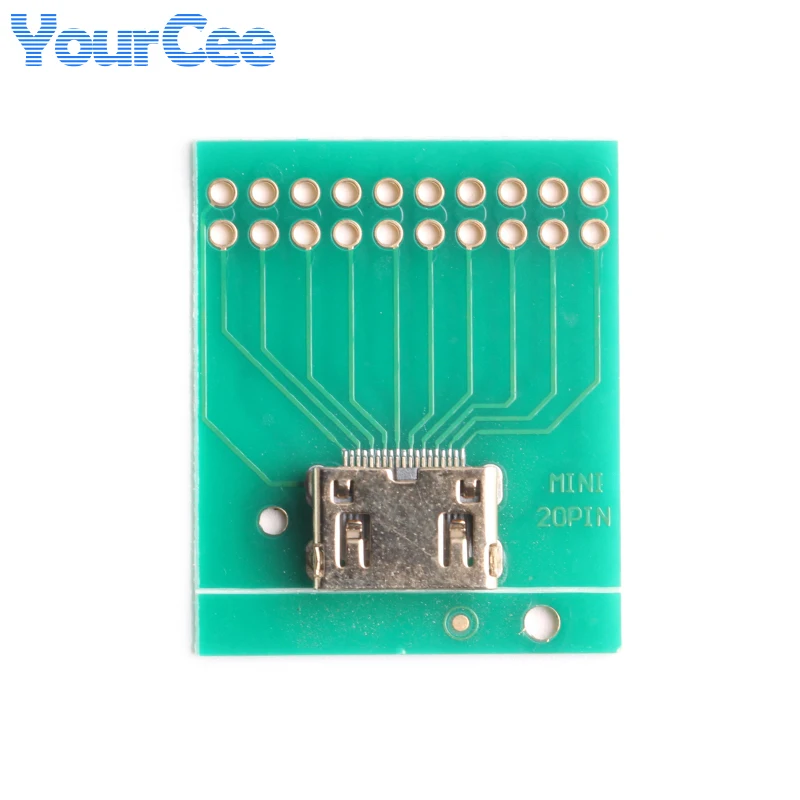 Переходник для тестирования Mini HDMI 2 шт. переходник с разъемом типа C мама 20