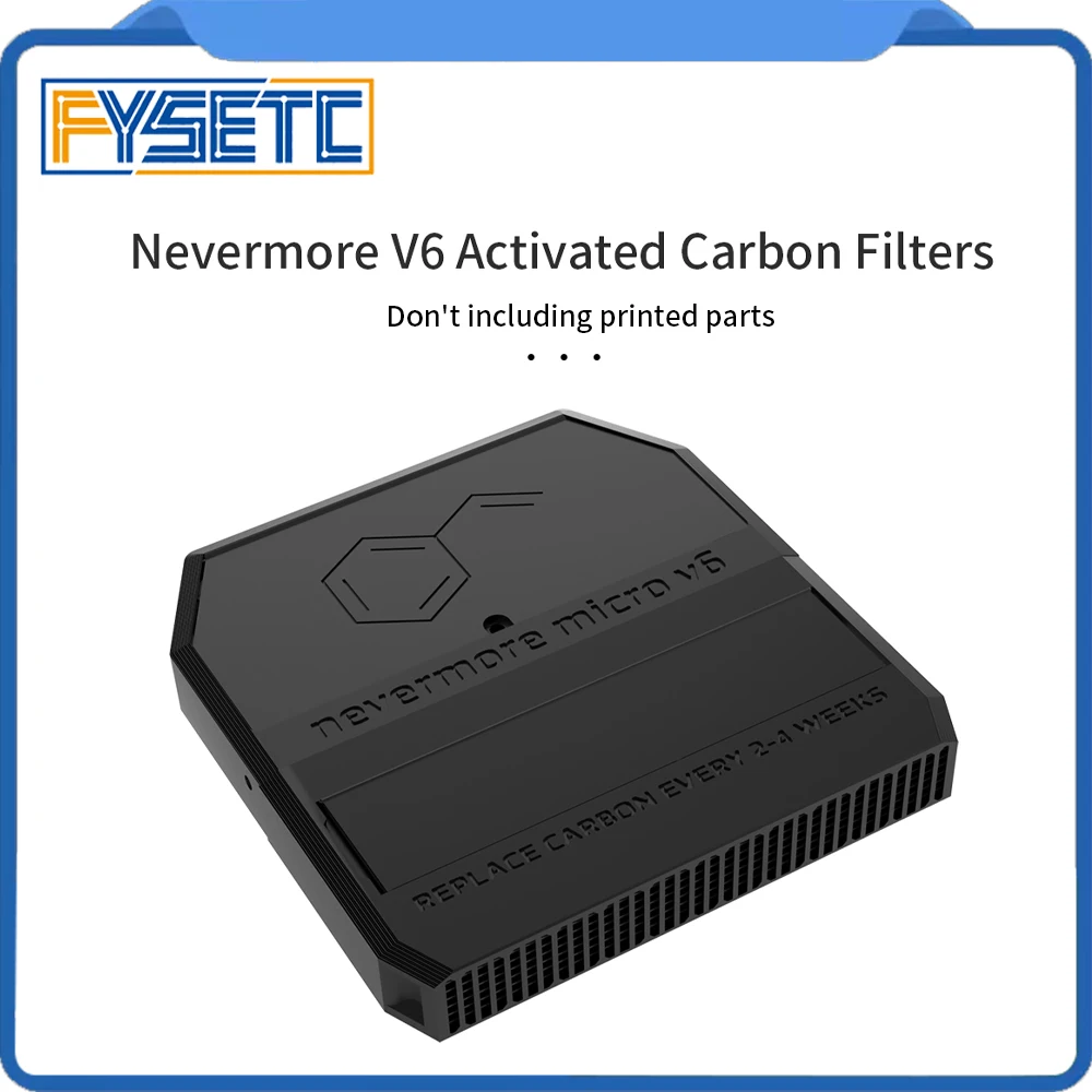 Обновленные фильтры FYSETC Nevermore V5/V6 DUO с активированным углем, детали для 3D-принтера, включая уголь для VORON 2,4, штатив SW 1,8