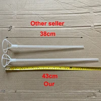 50set bobo balloon sticks include 40cm rope and 6cm big cup holder for birthday wedding anniversary decor supplies