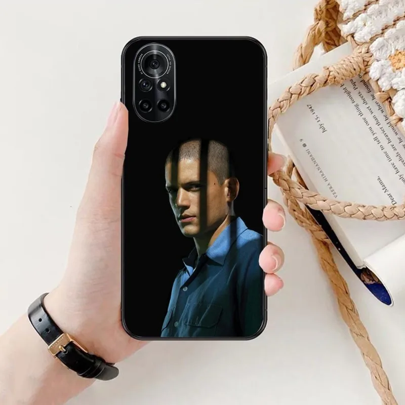 Чехол для телефона с тюремным перерывом для Honor 70 50 20 7S X9 X8 X7 Magic 4 3 Pro, мягкий черный чехол для телефона (art.: 3920bedf469a4) - 3920bedf469a4