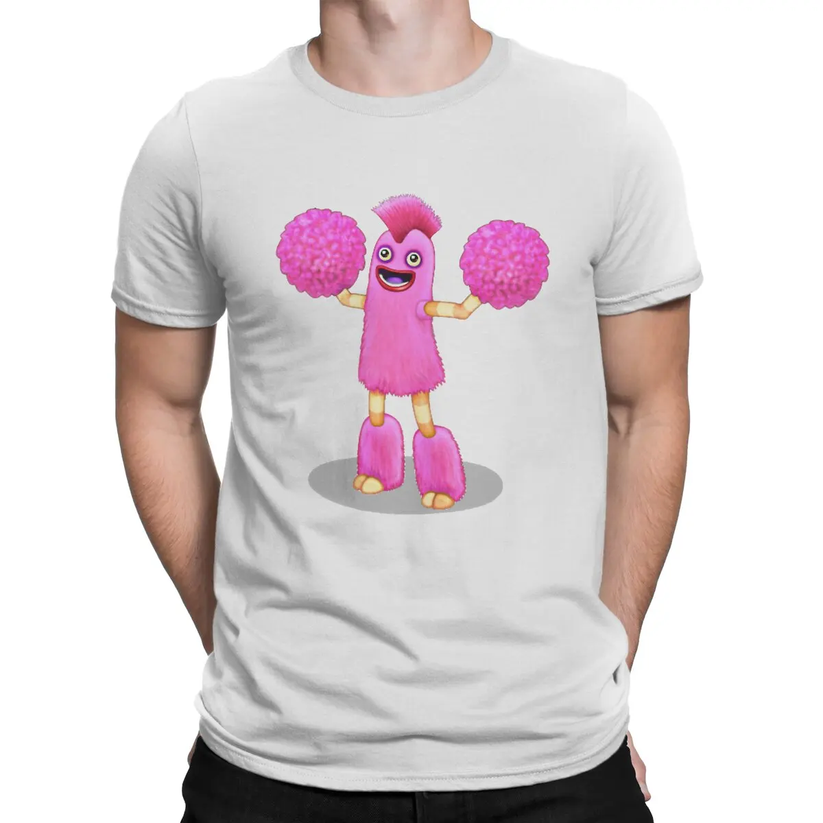 

Character Pompom Hip Hop TShirt My Singing Monsters Leisure T Shirt Summer Stuff For Men Women