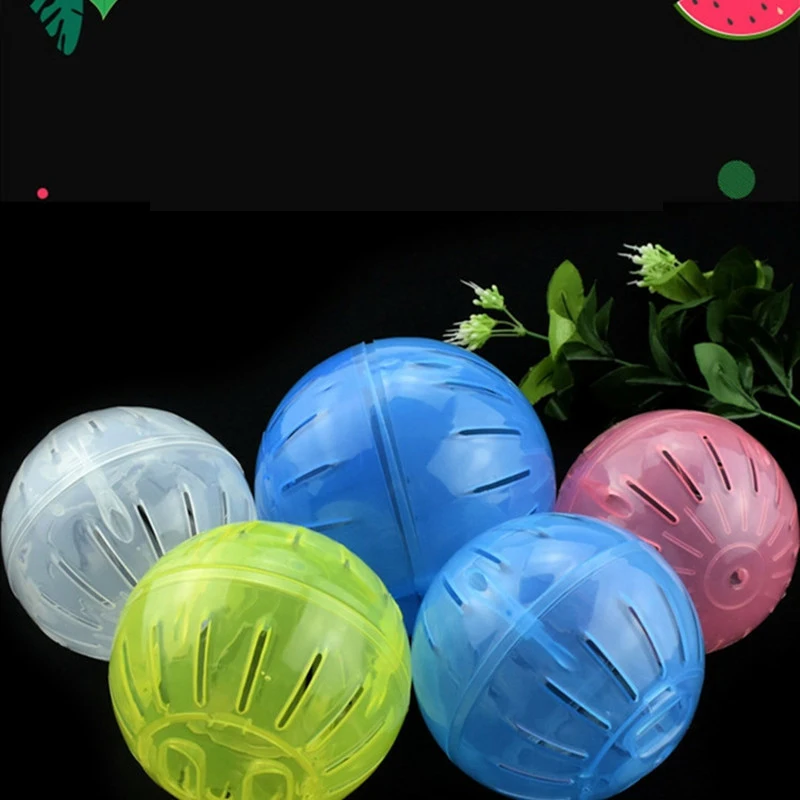 

10CM Plastic Outdoor Sport Ball Grounder Rat Small Pet Rodent Mice Jogging Ball Toy Hamster Gerbil Rat Exercise Balls Play Toys