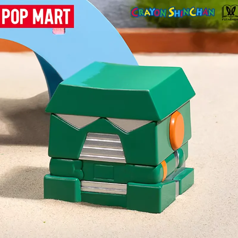 Фото POPMART Crayon Shinchan POP CUBE-3 Серия: Слепая коробка-сюрприз, Настольное украшение, Игрушки в слепых пакетах, Аниме-фигурка, Милая модель, Подарок №5