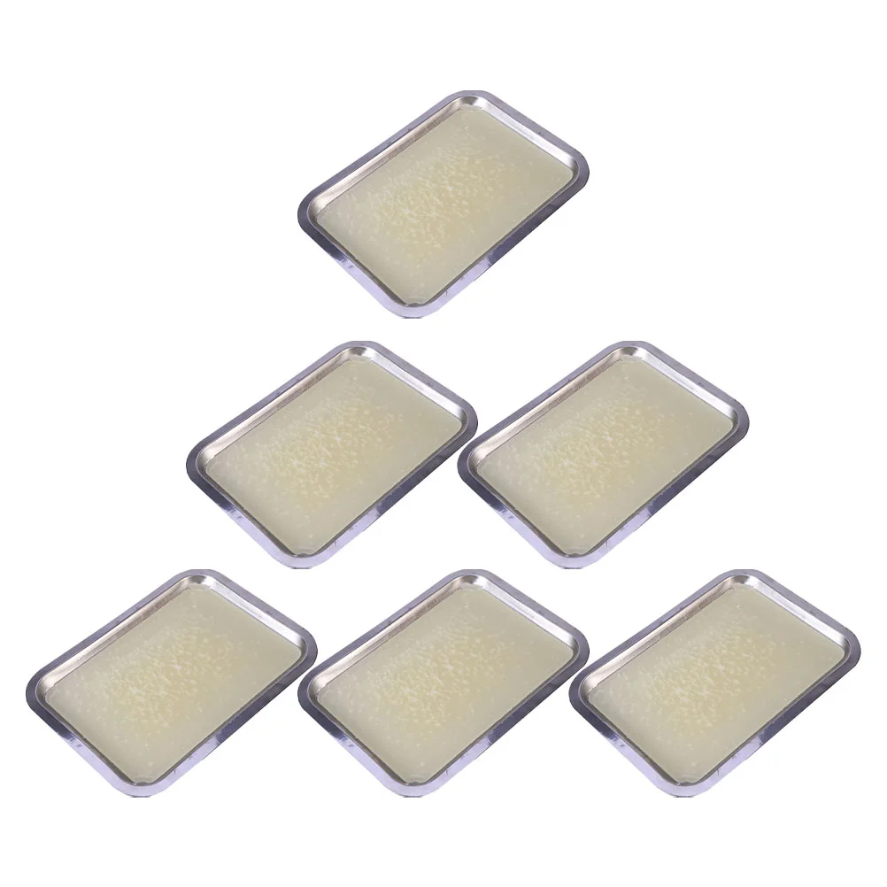 

Wax Plate Stainless Steel Dissecting Tray Metal Dissection Bandejas Para Comida