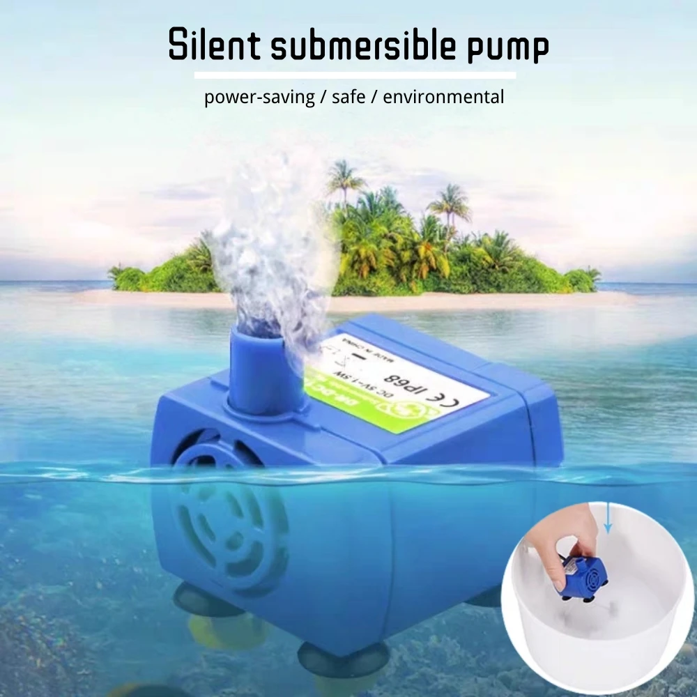 

Dog Cat Accessories Pet Automatic Water Pump LED Light Dispenser Motor Replacement Anti Dry Burning Safe And Stable