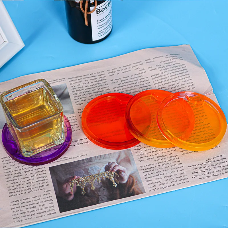 Креативная силиконовая форма сделай сам зеркальные круглые формы из эпоксидной