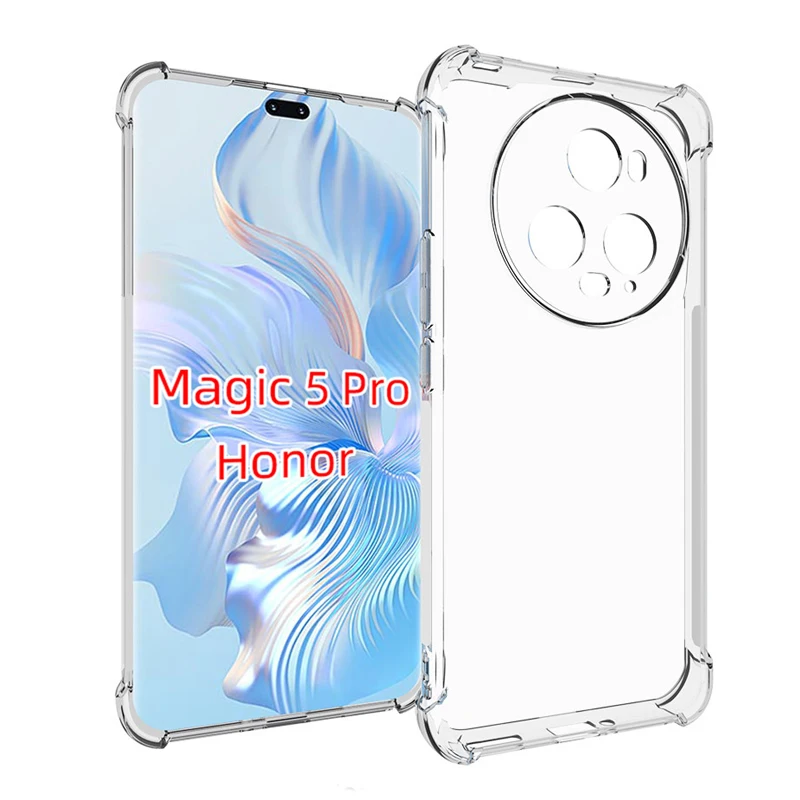 

For Honor Magic 5 Pro Case High Quality TPU Airbag Shockproof Full Protection Transparent Cover For Honor Magic5 Pro ケース