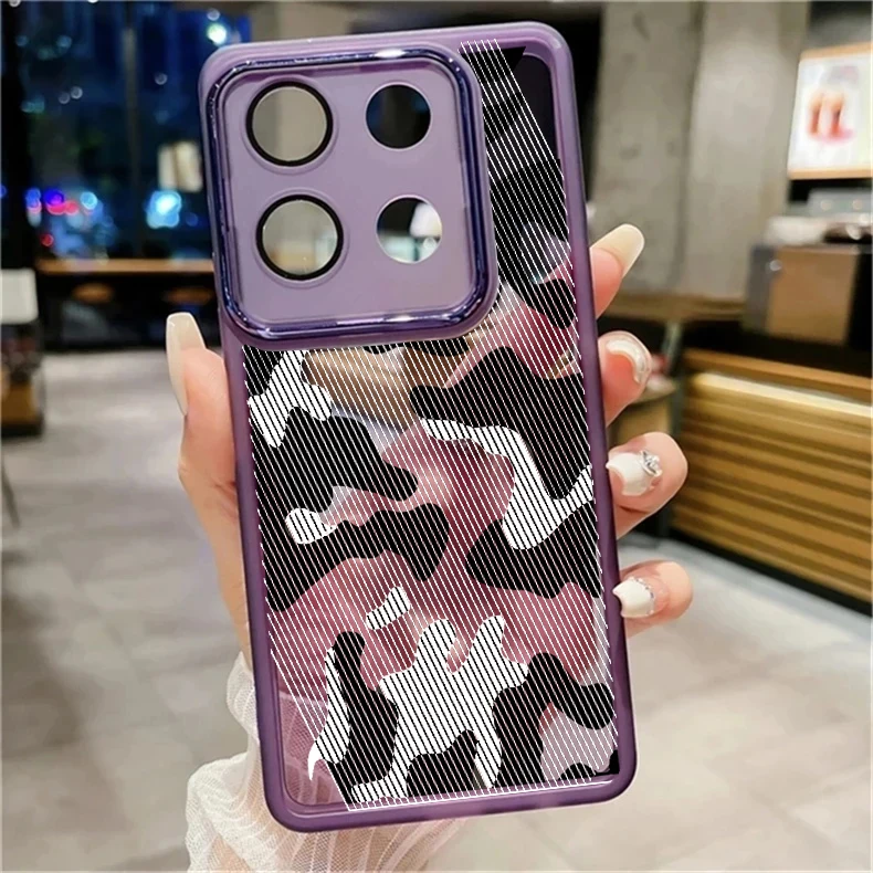 Силиконовый прозрачный мягкий чехол для защиты объектива Itel P65 P55 A50 A70 RS4 S23 Plus S24 4G