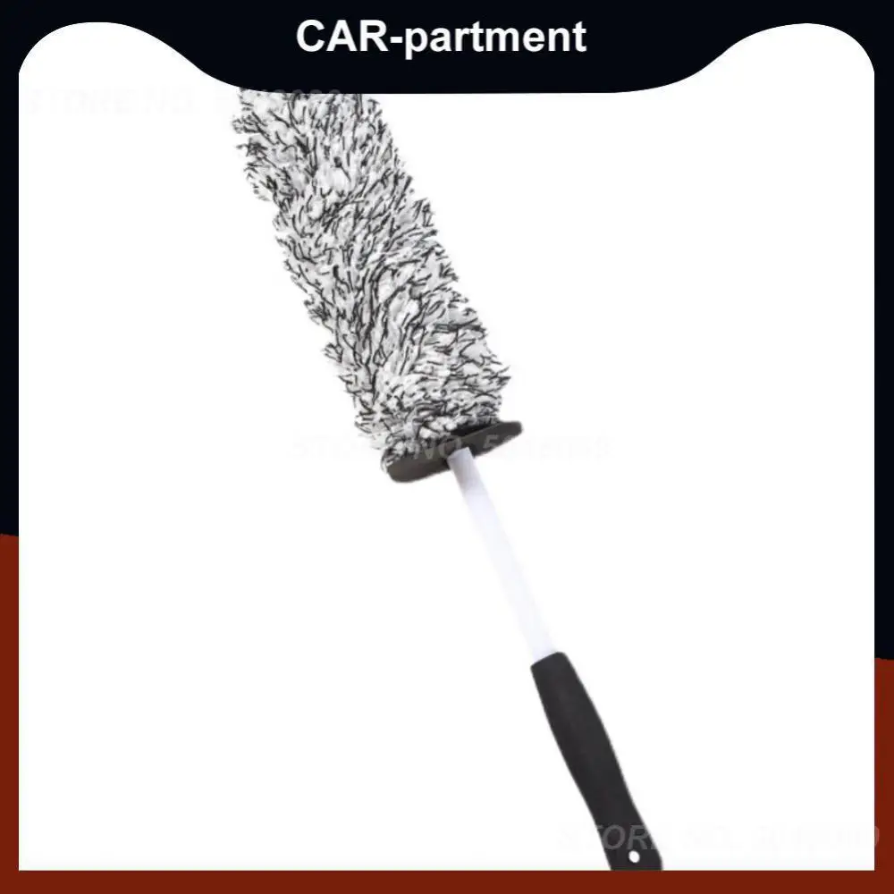 

Щетка для обода колеса из микрофибры, чистящая щетка, мягкая щетка из микрофибры для автомобильного детейлинга, нескользящая, многофункциональная
