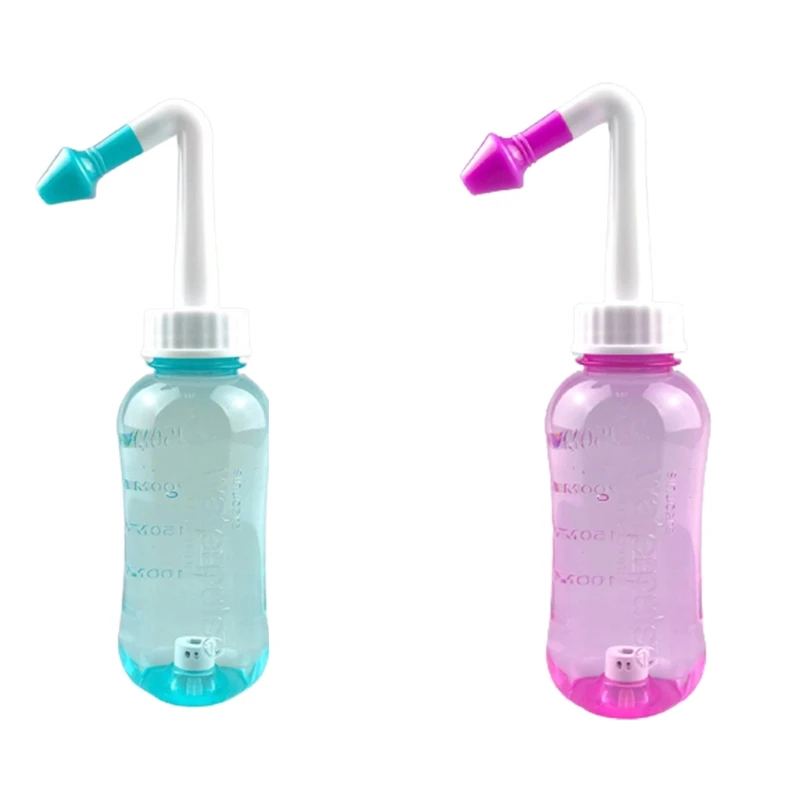 

500ML Nasal Irrigator Nasal Rinse Bottle Nasal Wash Cleaner Nose Protector Avoid Allergic Rhinitis Adults Kids Neti Pot