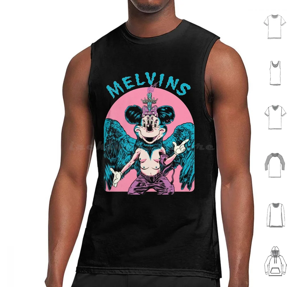 

Melvins Tank Tops Print Cotton Melvins