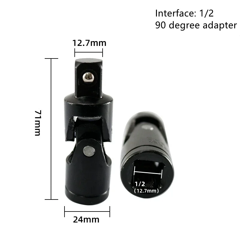 

Универсальный адаптер 90 градусов/360 градусов, адаптер для электрического ключа, адаптер для шатуна